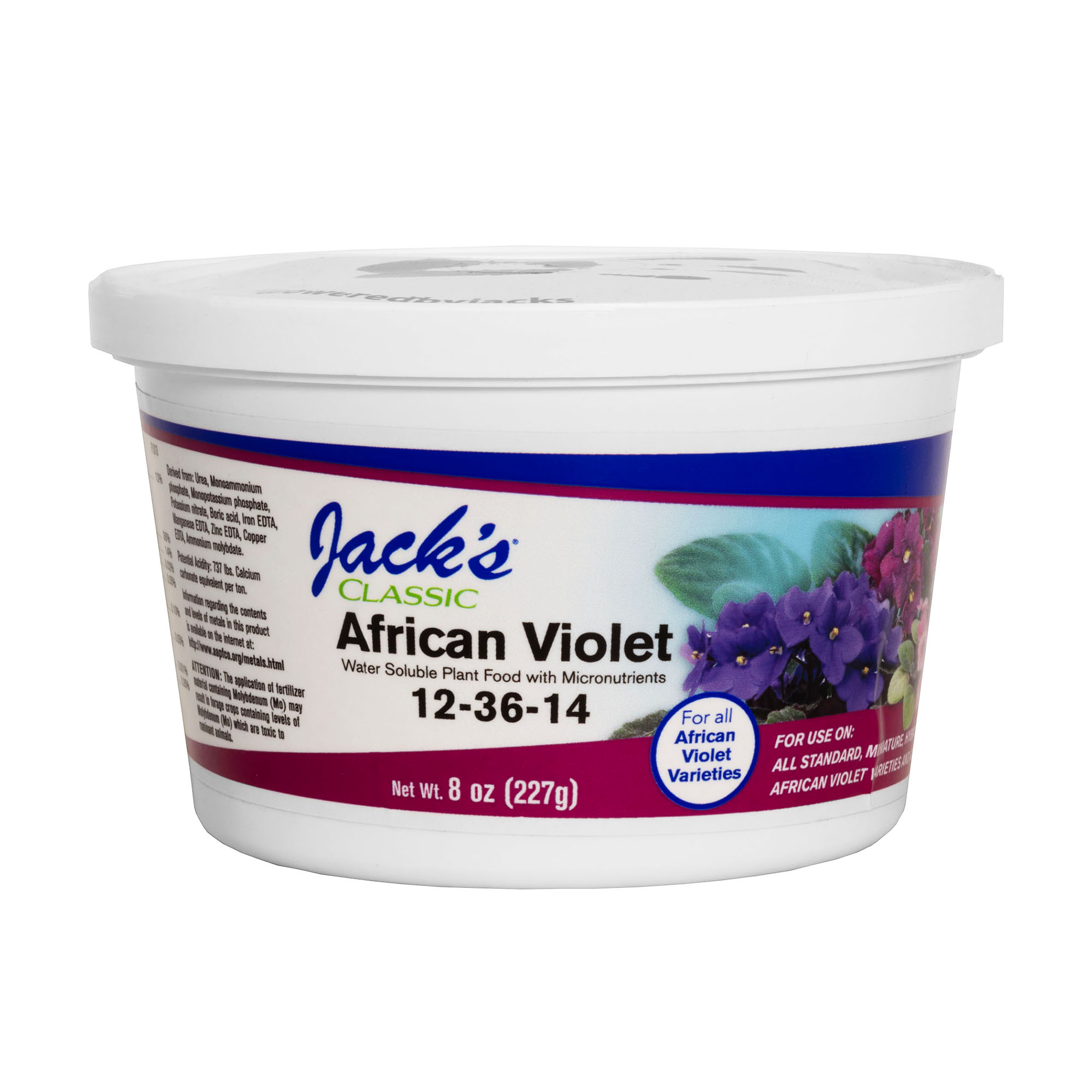 Jack's Classic 12-36-14 African Violet Water-Soluble Fertilizer