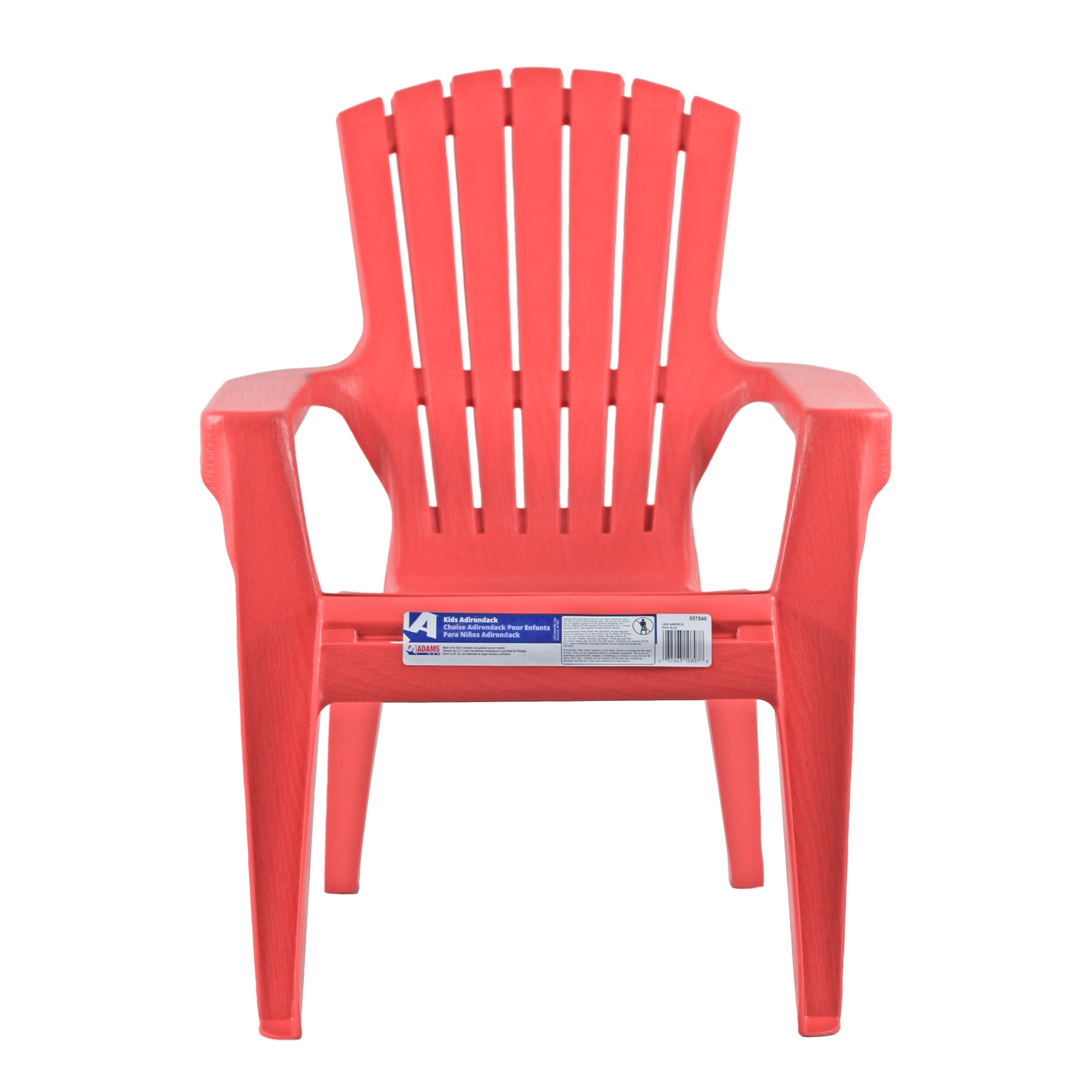 Adams Resin Child-Sized Outdoor Adirondack Stacking Chair (50lb