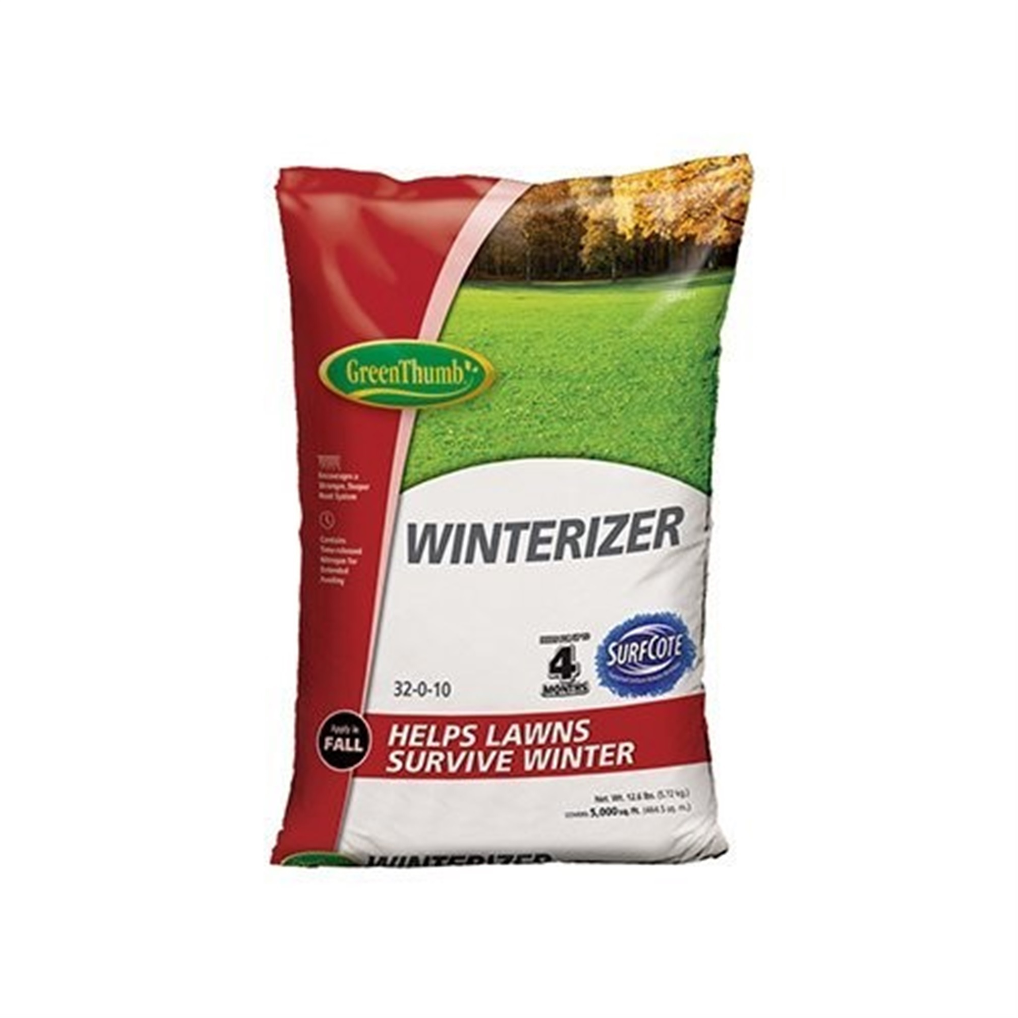 Green Thumb 32-0-10 Granular Winterizer Lawn Fertilizer, 5M