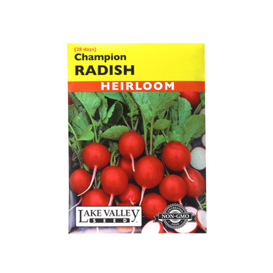 Lake Valley Radish Champion Heirloom Seeds Vegetable - Esbenshades