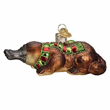 Old World Christmas Blown Glass Ornament for Christmas Tree, Platypus ...