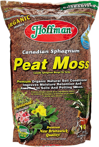 Hoffman Canadian Sphagnum Peat Moss - 10 qt bag