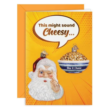 Old World Christmas Ornament Christmas Card, Cheesy, 7