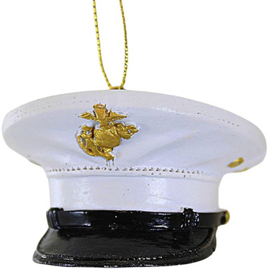 Kurt Adler Resin Ornament for Christmas Tree, U.S. Marine Corps Dress  Uniform Hat - Esbenshades