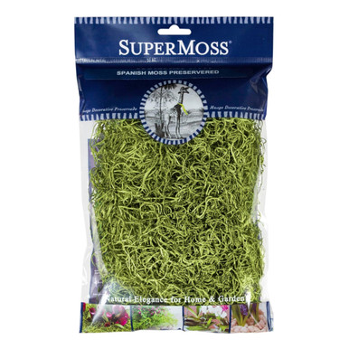 SuperMoss Preserved Spanish Moss, Basil, 2oz - Esbenshades