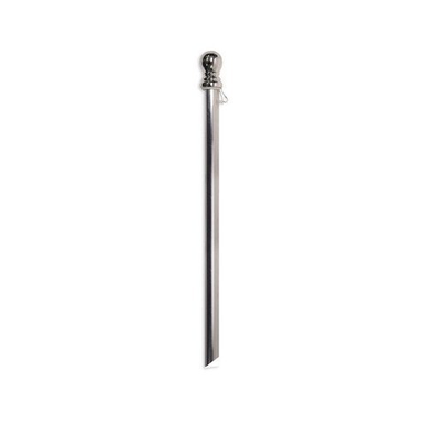 Evergreen Chrome Finish Aluminum Pole with Anti-Wrap Tube, 56-inches ...