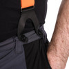 Clogger Premium Suspenders Orange Button Front View