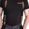 Clogger Premium Suspenders Logo Clipped Front View