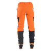 Clogger Hi-Vis Orange Zero Women's Chainsaw Pants Back