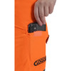 Clogger Hi-Vis Orange Zero Women's Chainsaw Pants Zoom Phone Pocket