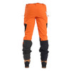 Clogger Hi-Vis Orange Zero Men's Chainsaw Pants Back