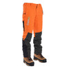 Clogger Hi-Vis Orange Zero Men's Chainsaw Pants Side