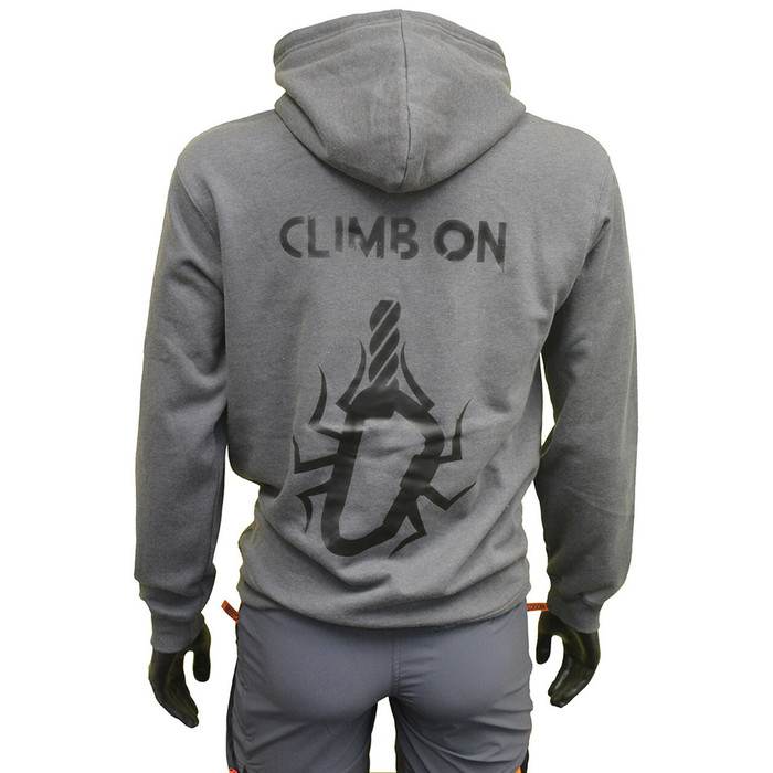 Clogger Climb On Spider Hoodie Back