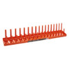 Hansen Global HNE1206 Hansen 1/2" Drive Metric Regular & Deep Socket Holder - Orange