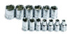 SK Hand Tool SKT1313 SK Hand Tool .25in. Drive 6 Point Metric Standard Socket Set - 13 Pieces