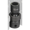 Grey Pneumatic GRE2015UM (2015UM) 1/2" Drive x 15mm Standard Universal Socket