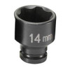 Grey Pneumatic GRE914MS Socket (1/4" Surface Drive x 14mm Standard)