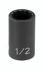 Grey Pneumatic GRE1112R Soc 3/8 3/8D Imp 12Pt Blk