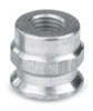 "FJC" FJC2603 R134a Service Port Adapter Straight High Side 3/16" Flare (3/8"SAE) (2603)