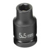 Grey Pneumatic GRE955MG 1/4" Drive x 5.5mm Magnetic Standard