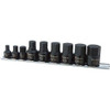 Titan TIT16140 Stubby Impact Bit Set - 9-Pc., 1/4in. & 3/8in. Drive, SAE, Model# 16140