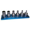 VIM Tools VIMXZNS412 XZN Stubby Driver Set, 1/4" Sq. Dr.4m-12m,Magrail