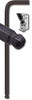 Bondhus BND15780 15780 12mm Ball End Tip Hex Key L-Wrench with ProGuard Finish, Tagged and Barcoded, Long Arm
