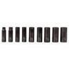 K Tool International KTI32200 SOCKET SET IMPACT 3/8IN. DRIVE DEEP 10 PC.