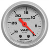 AUTO METER 4384 ULTRA LITE VACUUM 30IN HG
