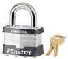 MASTERLOCK MSL5KA#A383 24 Pack MASTERLOCK 5KA-A383 2" Wide Keyed Alike Commercial Grade Laminated Padlock with 1" Shackle Height - Keyed to A383 Key Code