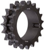 Martin Sprocket & Gear MRTBC20 Martin Roller Chain Sprocket, Taper Bushed, Type B Hub, Double Strand, 16B Chain Size, For 3020 Bushing, 25.4mm Pitch, 19 Teeth, 76.2mm Max Bore Dia., 167.45mm OD, 127mm Hub Dia., 47.7mm Width
