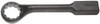 Martin Sprocket & Gear MRT8809A Martin Forged Alloy Steel 1-1/2" Opening 45 Degree Offset Striking Face Box Wrench, 12 Points, 11-1/2" Overall Length, Industrial Black Finish