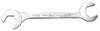 Martin Sprocket & Gear MRT3710A Martin Forged Alloy Steel 11/32" x 11/32" Opening 15 and 60 Degree Angle Hydraulic Wrench, 4.75" Overall Length, Chrome Finish