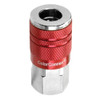 Legacy Manufacturing LEGA73410D Legacy Manufacturing LEG- Color Connex Type D Red Coupler - 0.25 in.