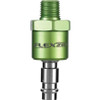 Legacy Manufacturing LEGA53440FZBS Flexzilla Pro High Flow Ball Swivel Plug, 1/4" Body, 1/4" MNPT