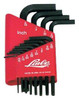 Lisle LIS42500 42500 12 Piece SAE Long Arm Hex Key Set in Steel Case