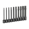 Grey Pneumatic GRE1360H 1/2" Drive 10 Pc. 6" Length Fractional Hex Driver Set