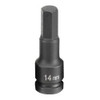 Grey Pneumatic GRE2914M (2914M) 1/2" Drive x 14mm Hex Driver Socket