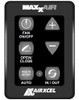 MAXXAIR VENT 00A03650K 6 KEY WALL CONTROL, BLACK