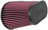 AIRAID 720128 (AIR-720-128) Universal Clamp-On Air Filter: Oval Tapered 4.5 Inch (114 mm) Flange ID 7.375 Inch (187 mm) Height 11.5 Inch x 7 Inch (292 mm x 178 mm) Base 9 Inch x 4.5 Inch (229 mm x114 mm) Top, Red