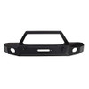 RAMPAGE 99510 Products Textured Black TrailGuard Front Bumper with Built-In Winch Plate for 2007-2018 Jeep Wrangler JK