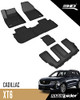 3D MATS/U-AC CD02101509 3D MAXpider Custom Fit All-Weather Floor Mat for 2020-2021 Cadillac XT6 Black Kagu Series