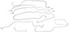 Dorman 919146 Stainless Steel Brake Line Kit for Select Chevrolet/GMC Models