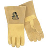 Steiner SBP750-L MIG Gloves, Tan Reversed Grain Pigskin Palm, Foam Lined Back, 5-Inch Cuff, Large