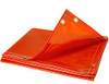 Steiner SB33866 338-6X6 Arcview 14 Mil Flame Retardant Tinted Transparent Vinyl Welding Curtain, Orange, 6' x 6'