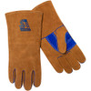 Steiner SB2119B-L Welding Gloves, Brown B-Series, Side Split Cowhide, Foam Lined, Large