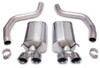 CORSA EXHST 14164 Exhaust System: 2006 Chevrolet Corvette C6 Z06; 3 Inch Axle Back Exhaust System; dual rear exit quad; 4.0 inch pro series tips