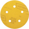 NORTON DOOR CONTROLS NR30232 Norton A290 No-Fil Adalox NorGrip Paper Abrasive Disc, Light Weight Paper Backing, Hook-and-Loop, Aluminum Oxide, 5" Diameter, Grit P150 (Pack of 50)