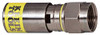 Klein Tools KLNVDV812-606 F-Connector for RG6/6Q Coax Cable, Universal RG6 Compression Connector