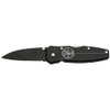 Klein Tools KLN44000-BLK Black Lightweight Lockback Knife with Black Aluminum Handle, 2-1/4-Inch Drop-Point Blade